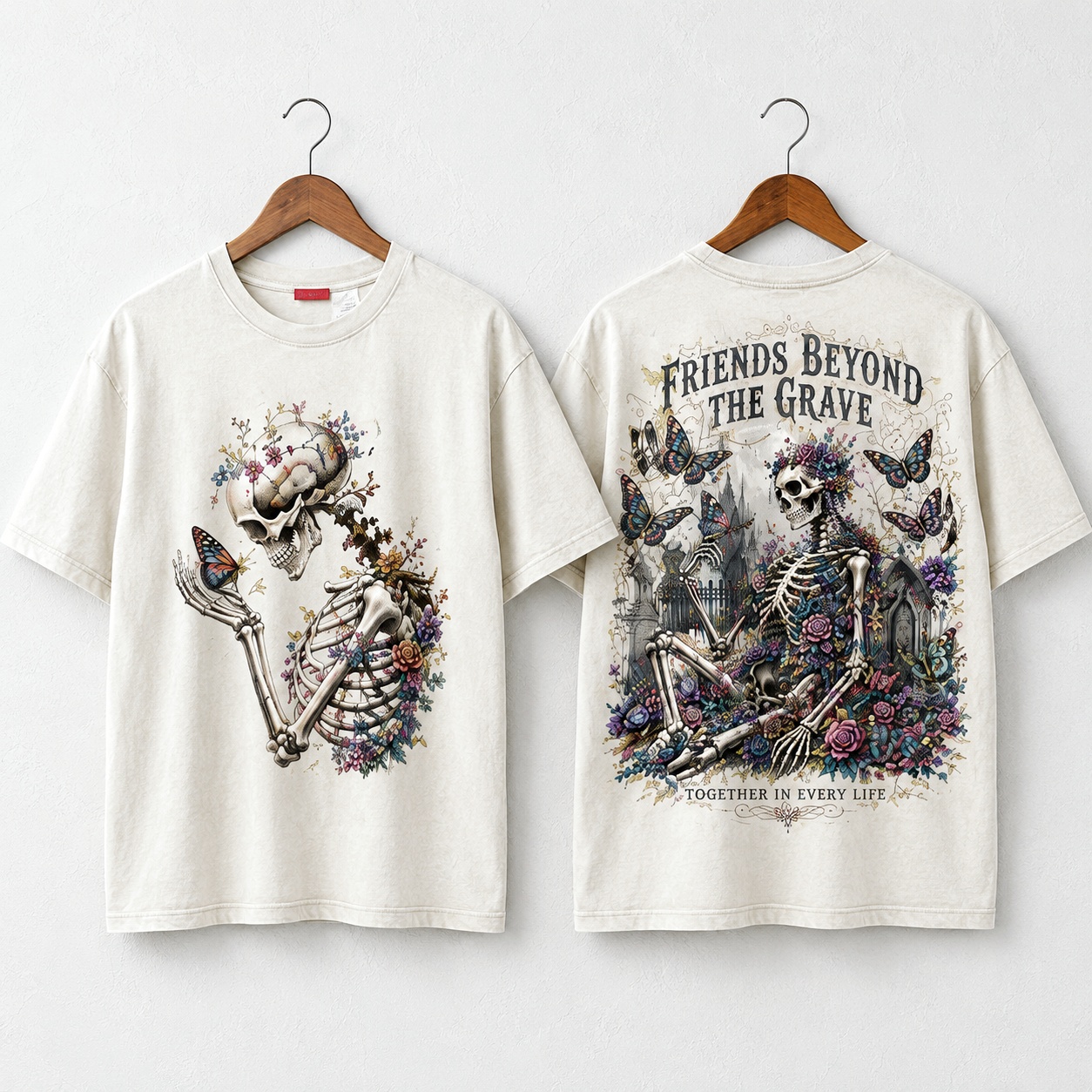 Friends Beyond The Grave Gothic Bestie Tee