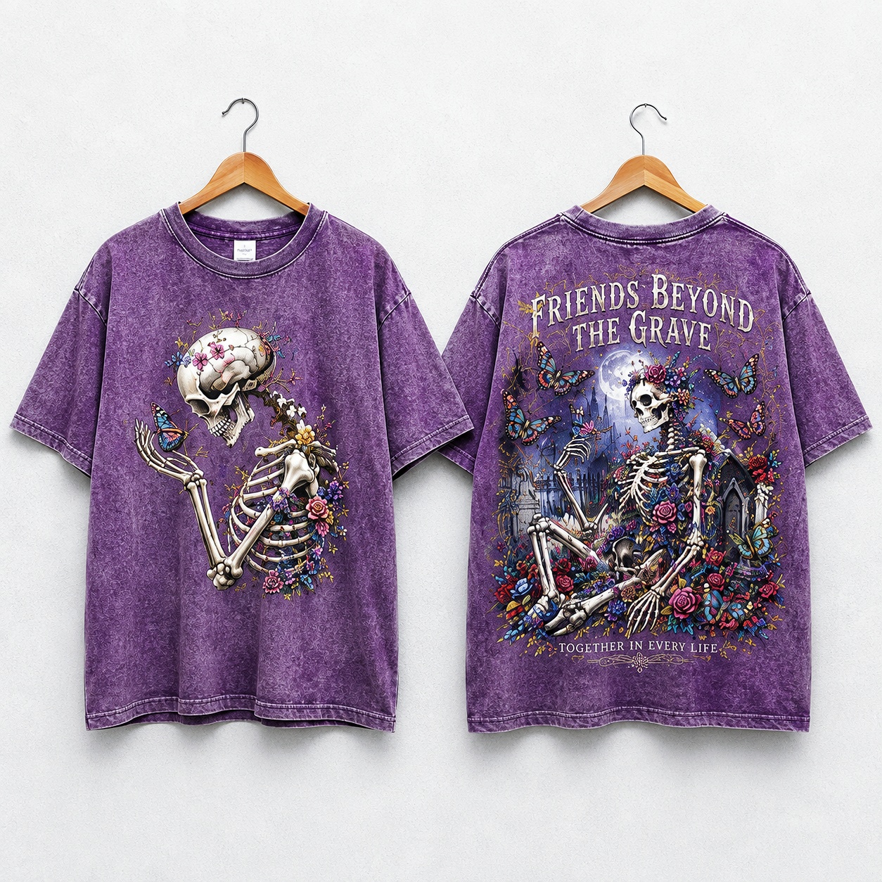 Friends Beyond The Grave Gothic Bestie Tee