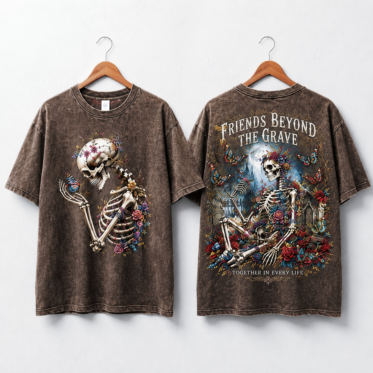 Friends Beyond The Grave Gothic Bestie Tee