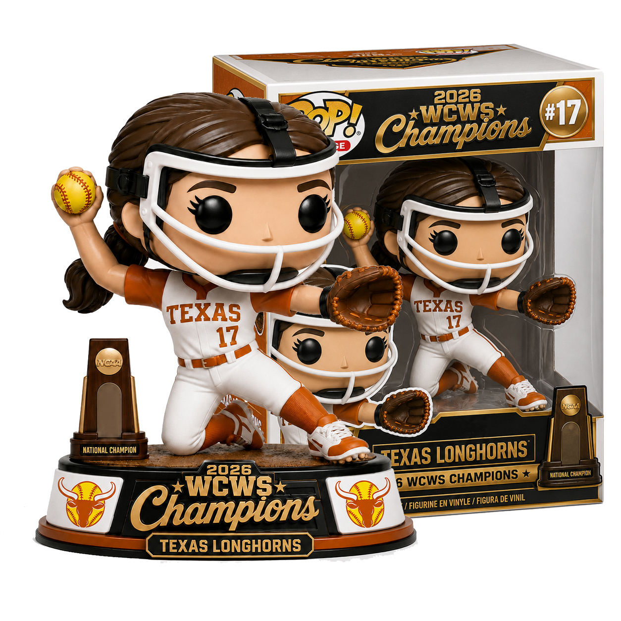 Texas Longhorns 2026 WCWS Champions Fighure