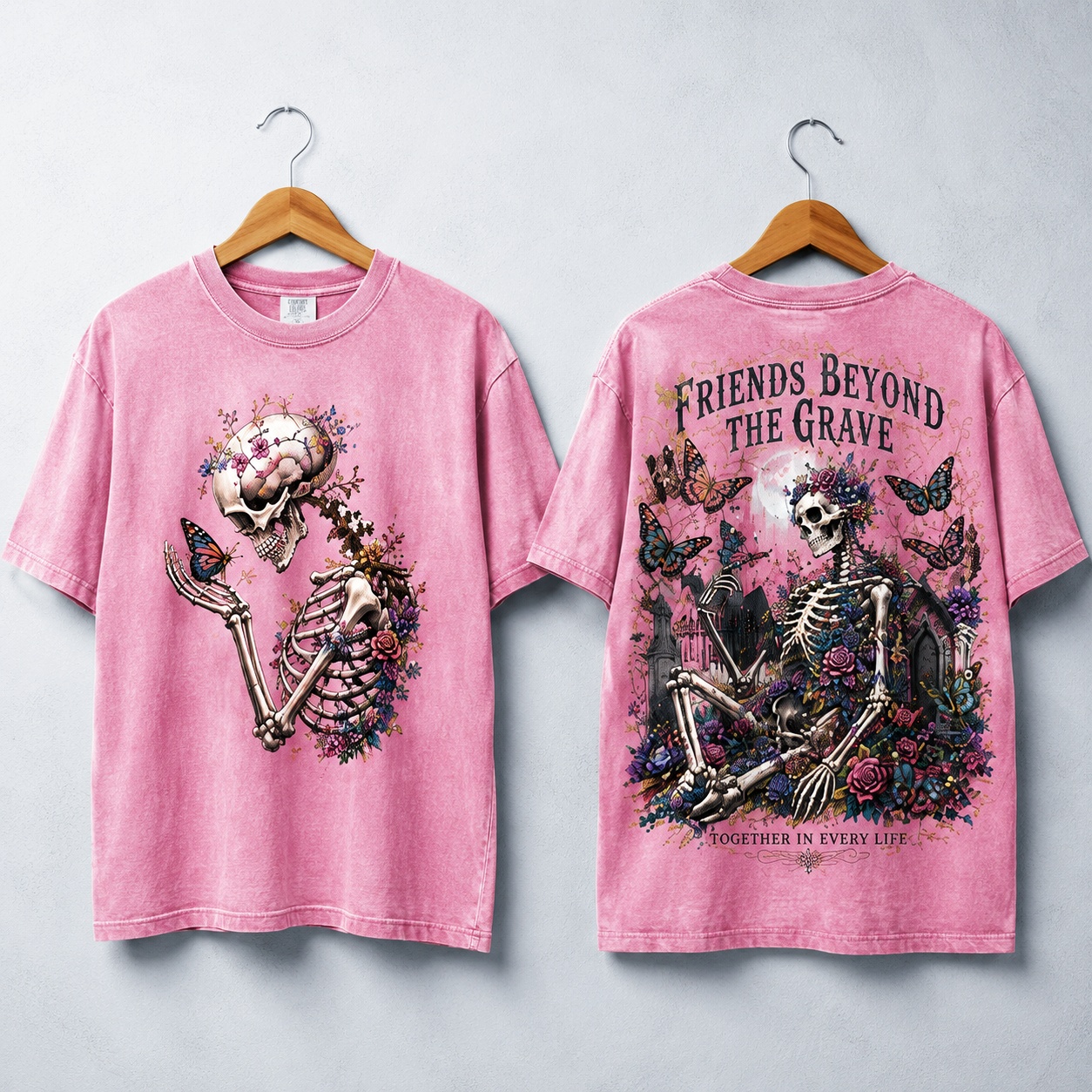 Friends Beyond The Grave Gothic Bestie Tee