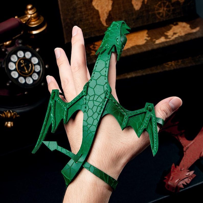 Leather Dragon Wrist