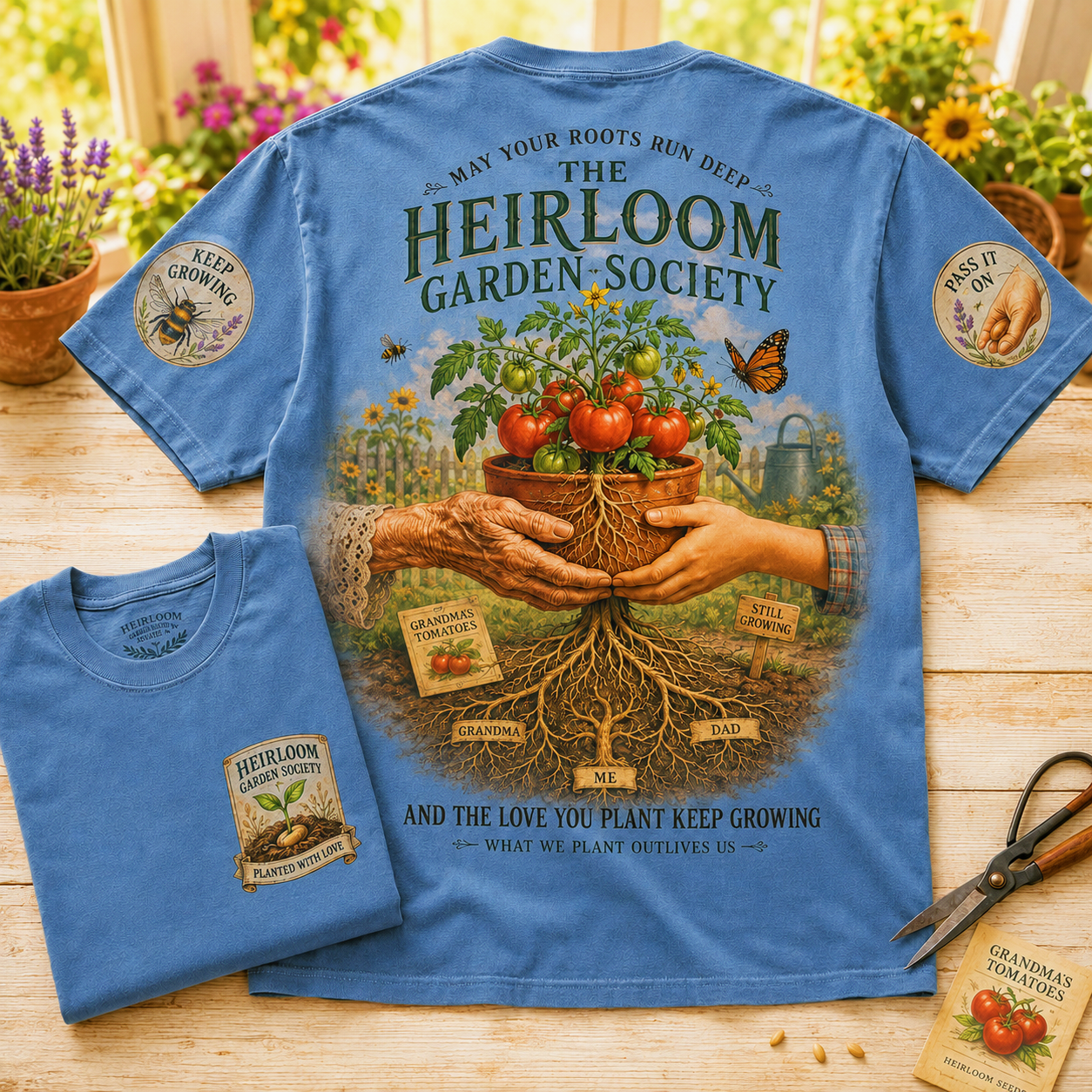 Some Heirlooms Grow in the Garden T-Shirt