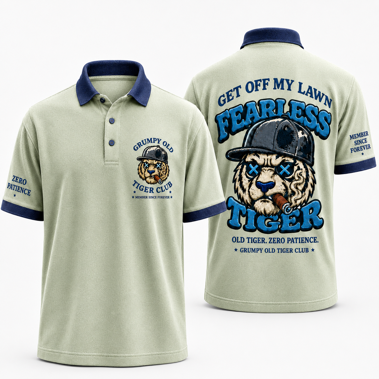 Grumpy Old Tiger Club Polo
