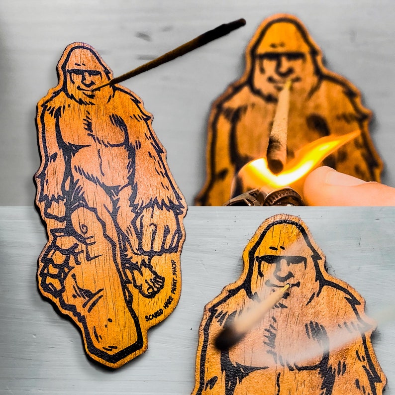 Funny Bigfoot Incense Holder