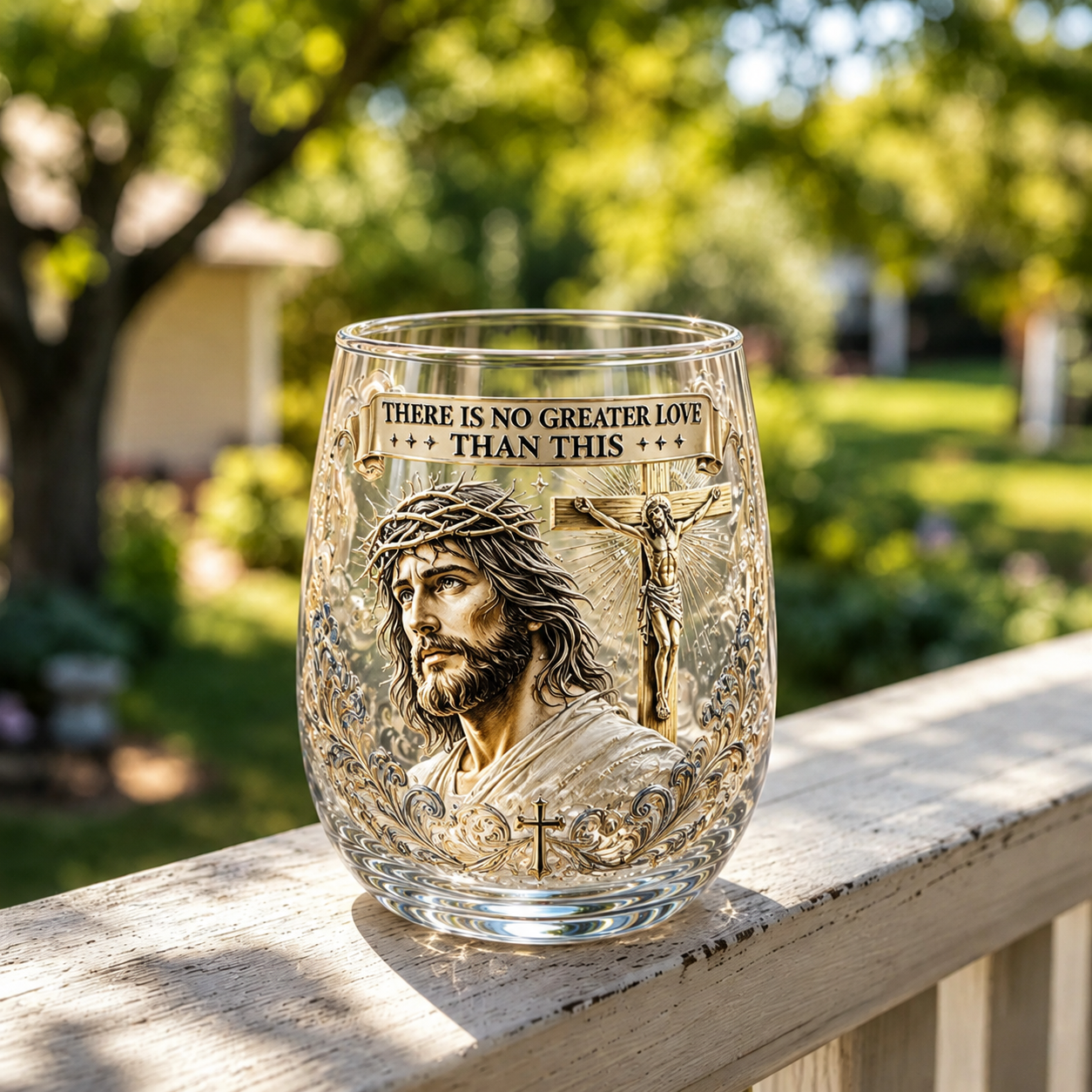 Jesus Faith Glass Cup