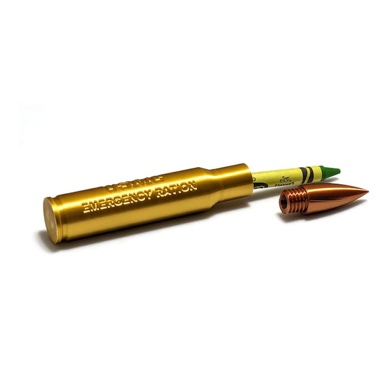 50 Caliber Bullet USMC Crayon Ration