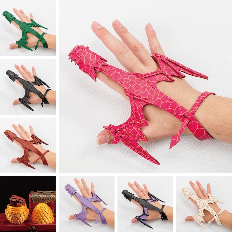 Leather Dragon Wrist