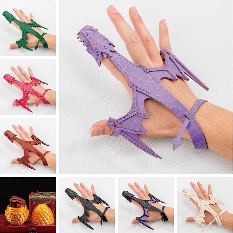 Leather Dragon Wrist