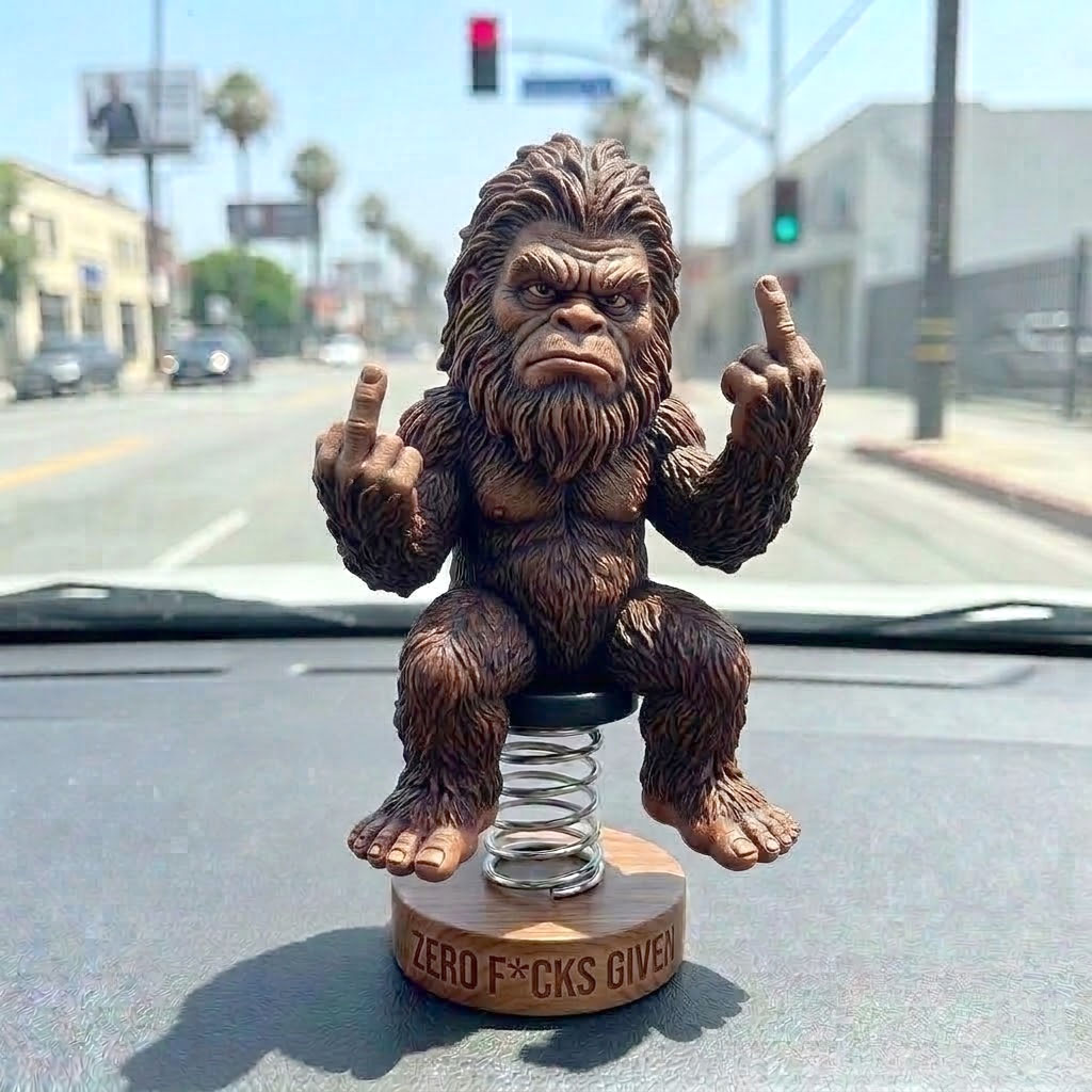 Bigfoot “Zero F*cks Given” Bobblehead