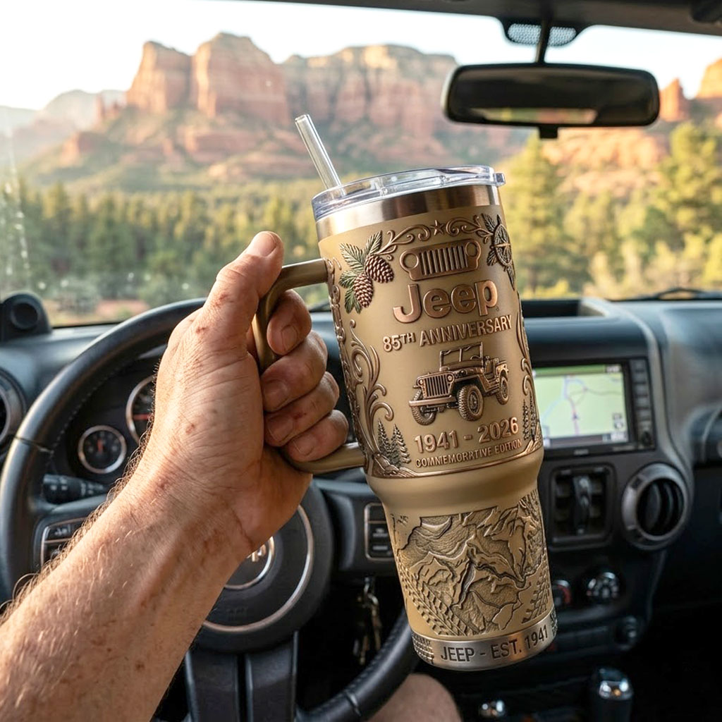 Jeep 85th Anniversary Commemorative Tumbler