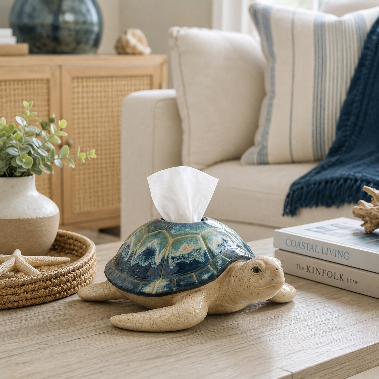 Sea Turtle Tissue Box Cover