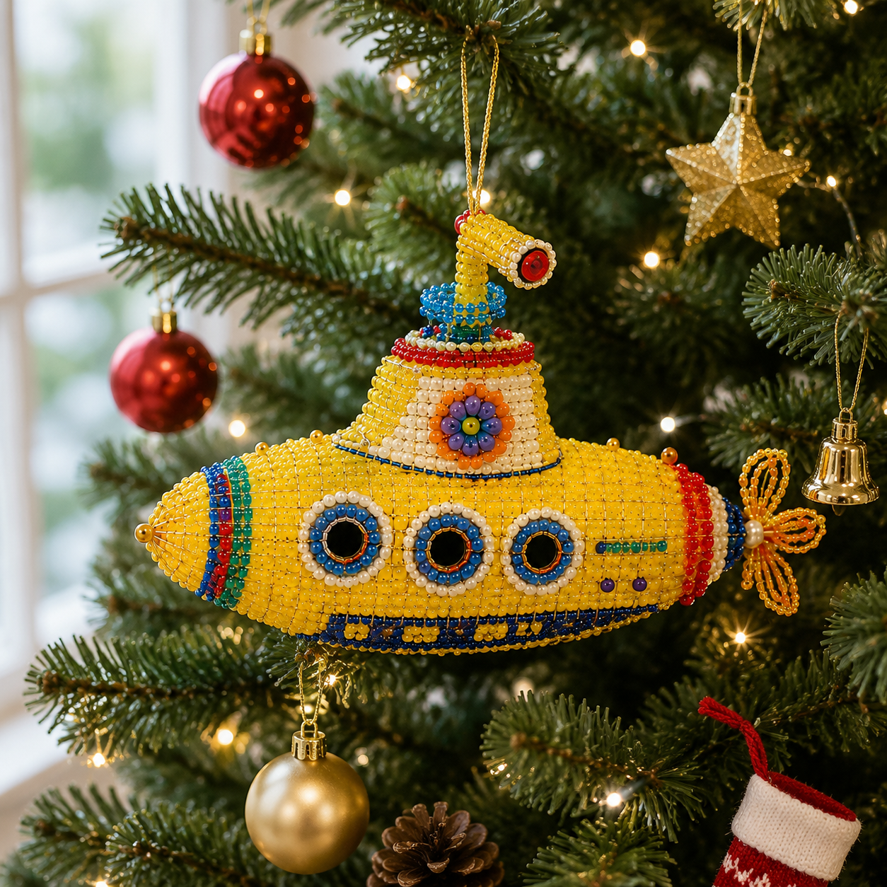 DIY Yellow Submarine Bead Craft Kit 