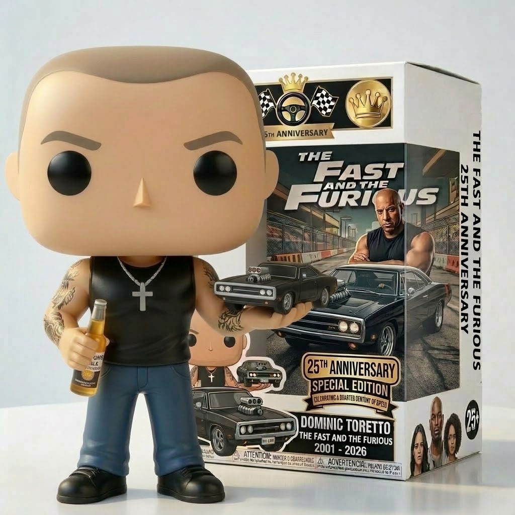 Fast & Furious 25th Anniversary Dominic Toretto Figure