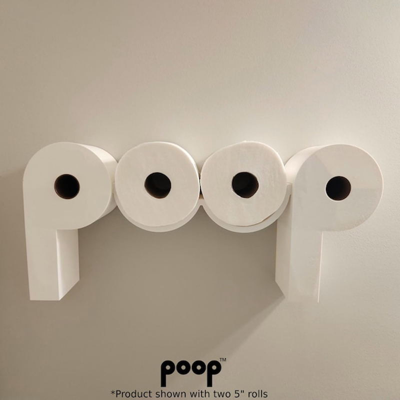 Fun POOP Toilet Paper Holder
