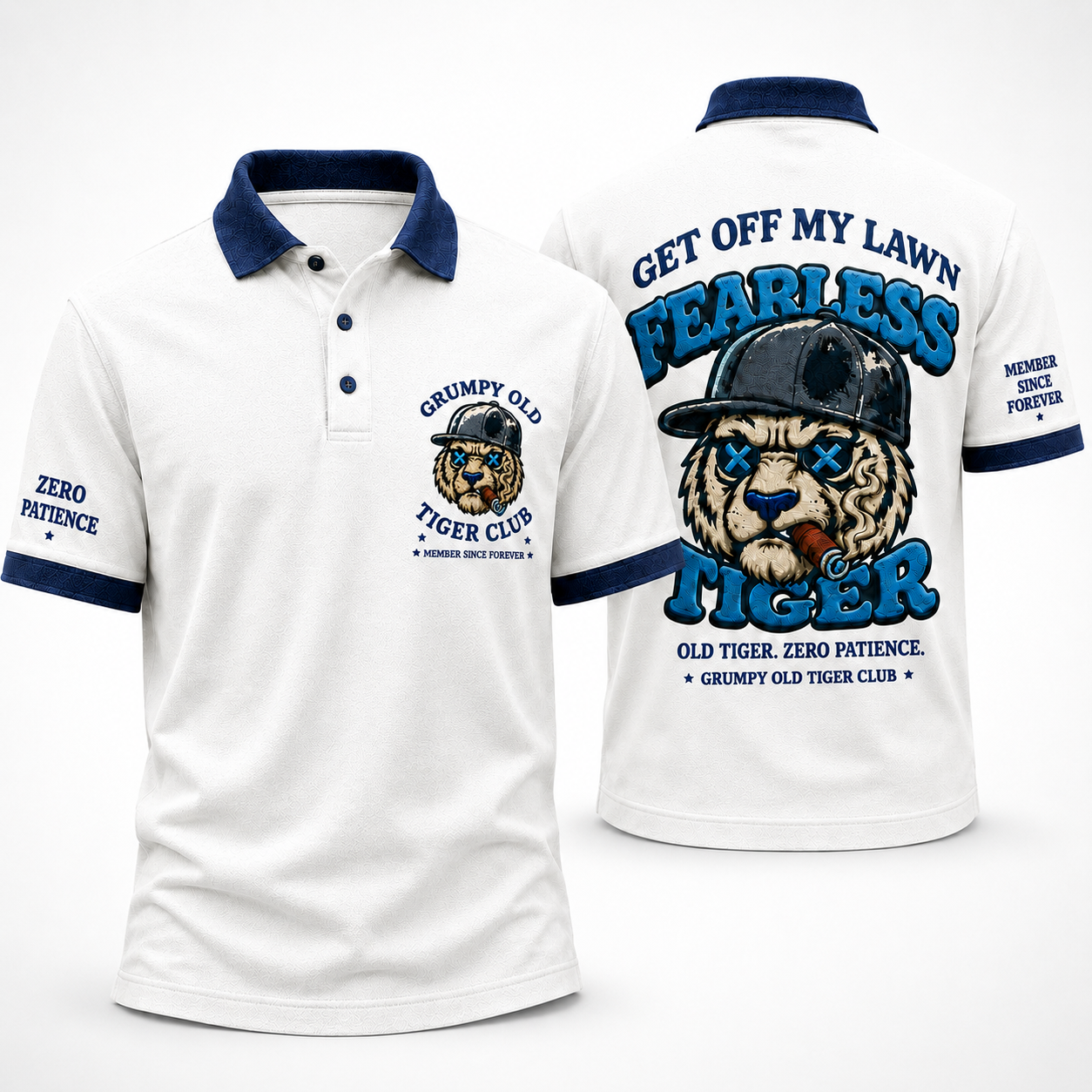 Grumpy Old Tiger Club Polo