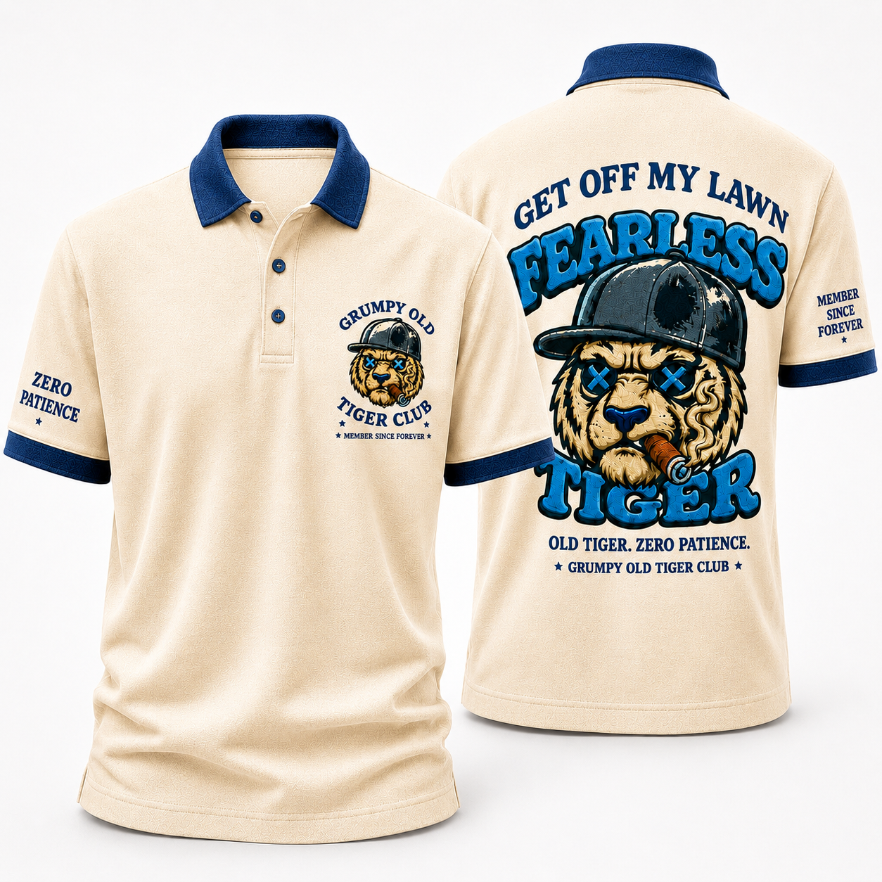 Grumpy Old Tiger Club Polo