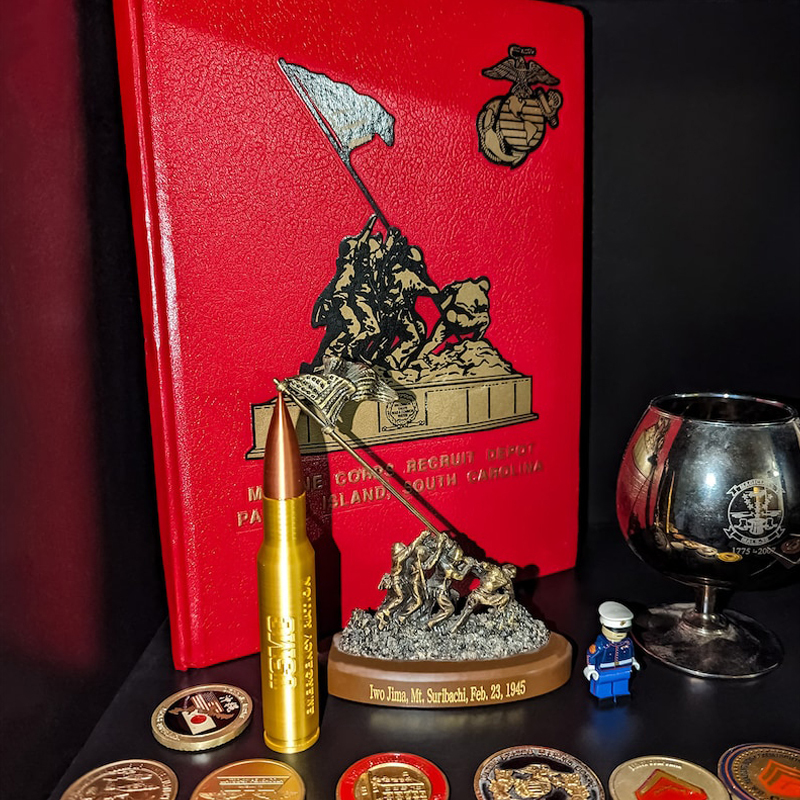 50 Caliber Bullet USMC Crayon Ration