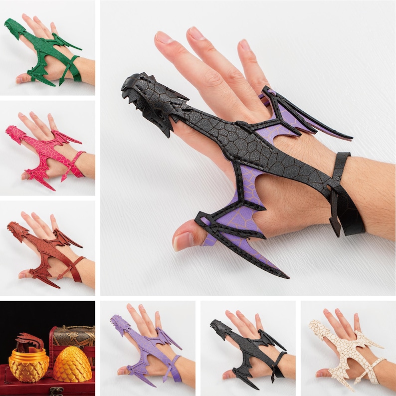 Leather Dragon Wrist