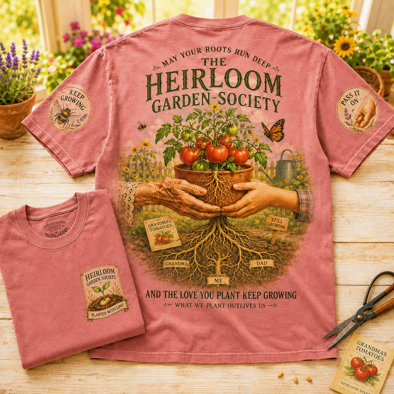 Some Heirlooms Grow in the Garden T-Shirt