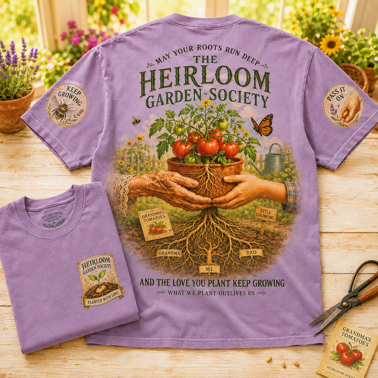 Some Heirlooms Grow in the Garden T-Shirt