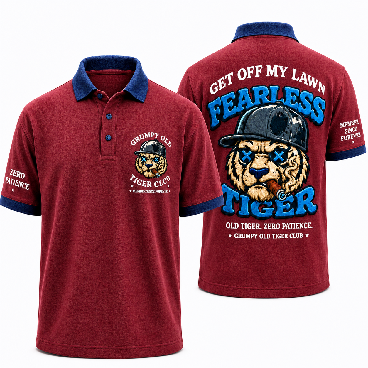 Grumpy Old Tiger Club Polo