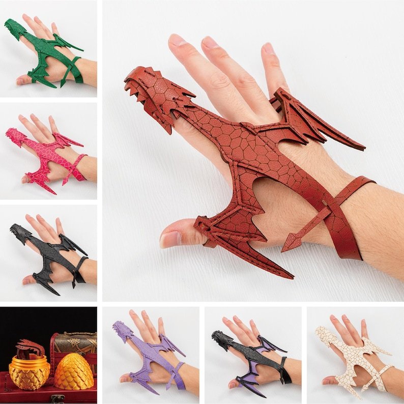 Leather Dragon Wrist