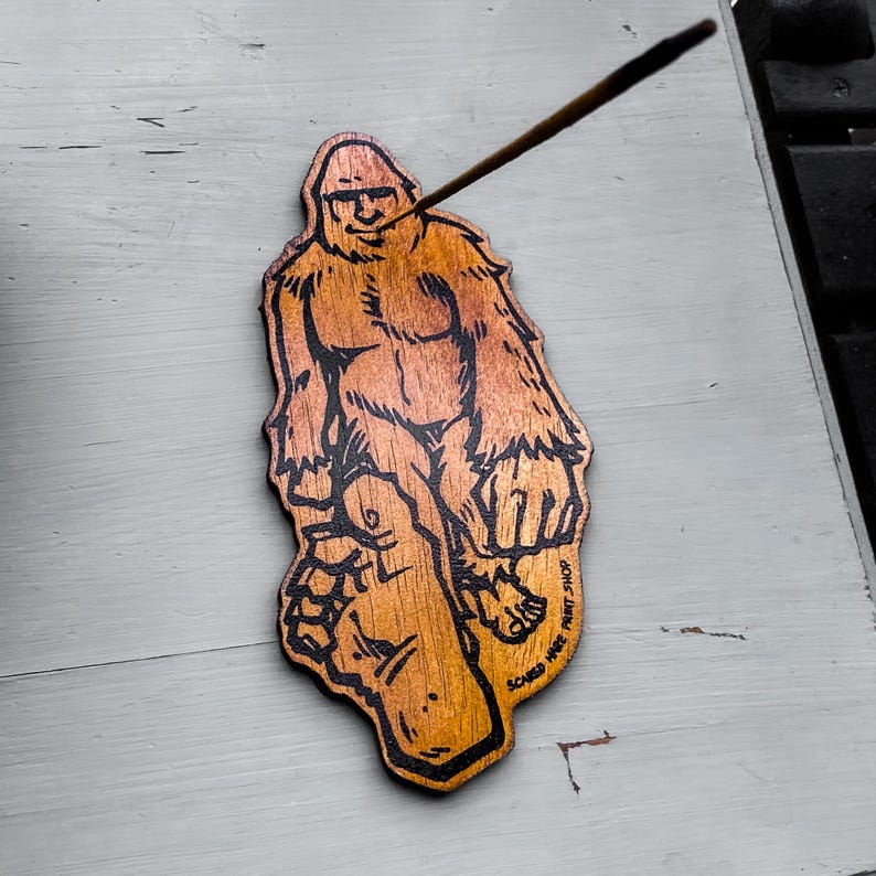 Funny Bigfoot Incense Holder