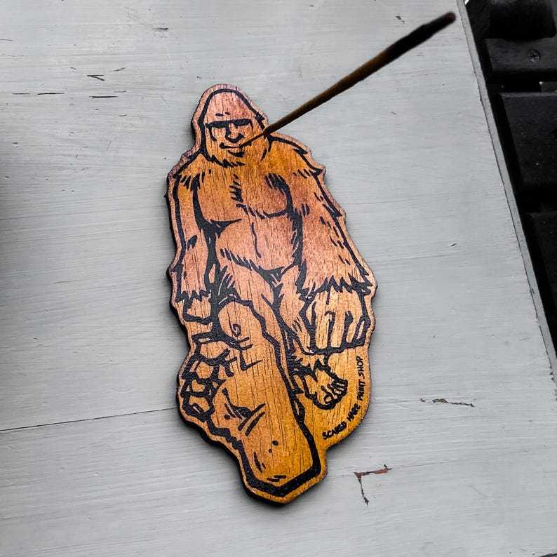 Funny Bigfoot Incense Holder