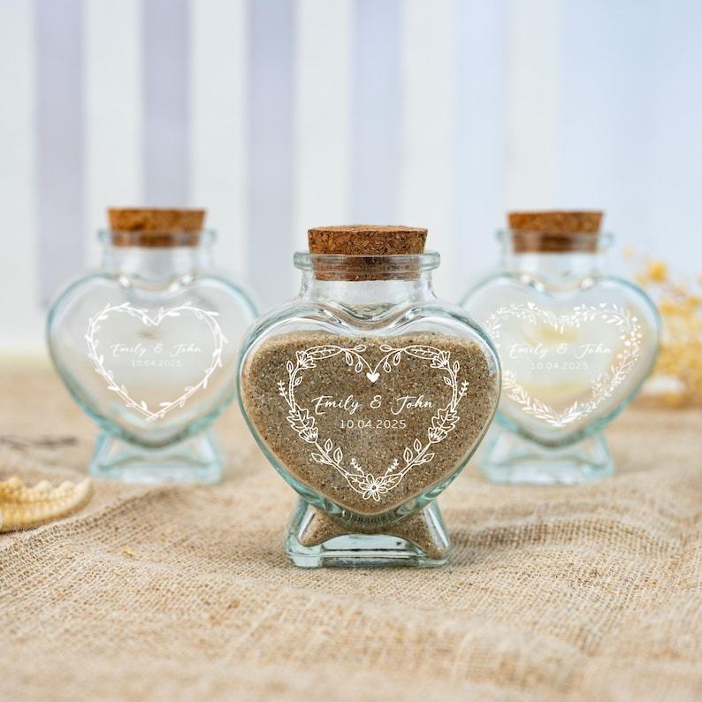Personalized Honeymoon Keepsake Sand Jar