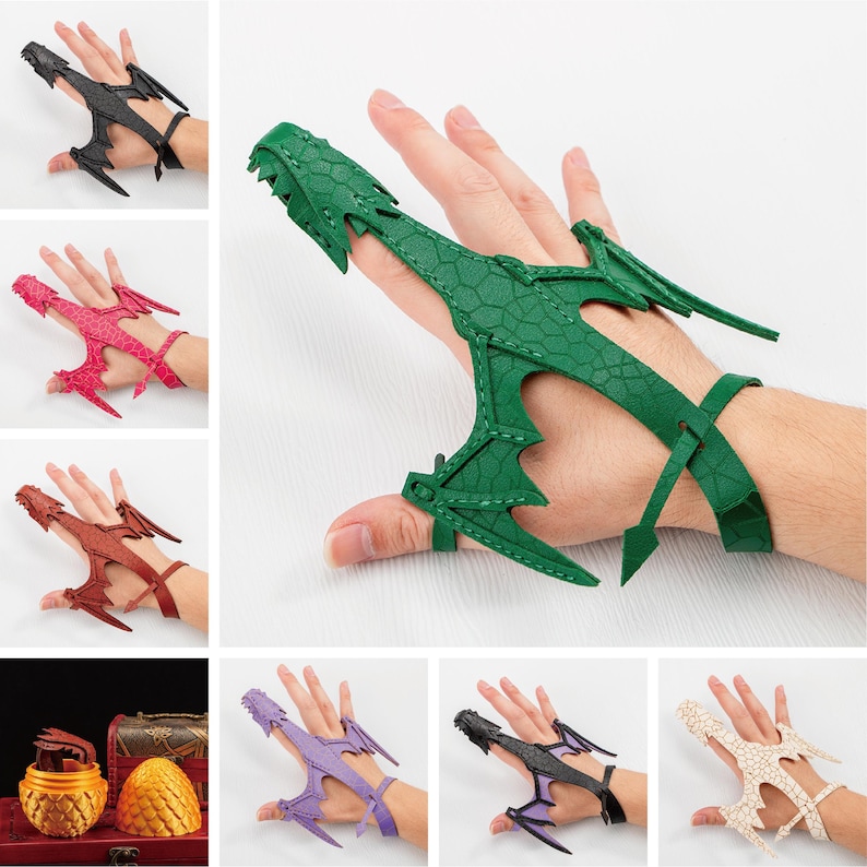Leather Dragon Wrist