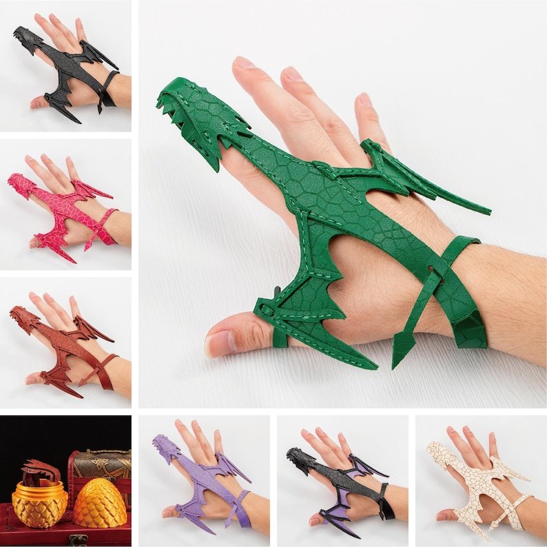 Leather Dragon Wrist