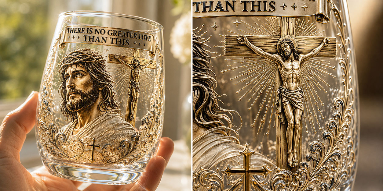Jesus Faith Glass Cup
