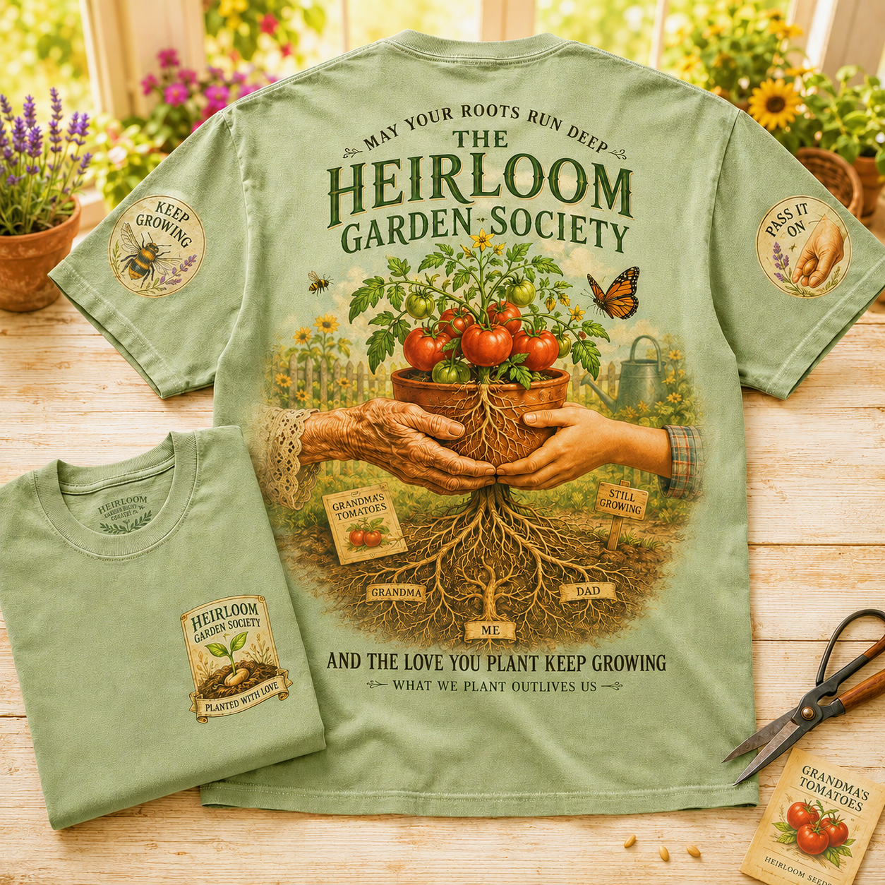 Some Heirlooms Grow in the Garden T-Shirt