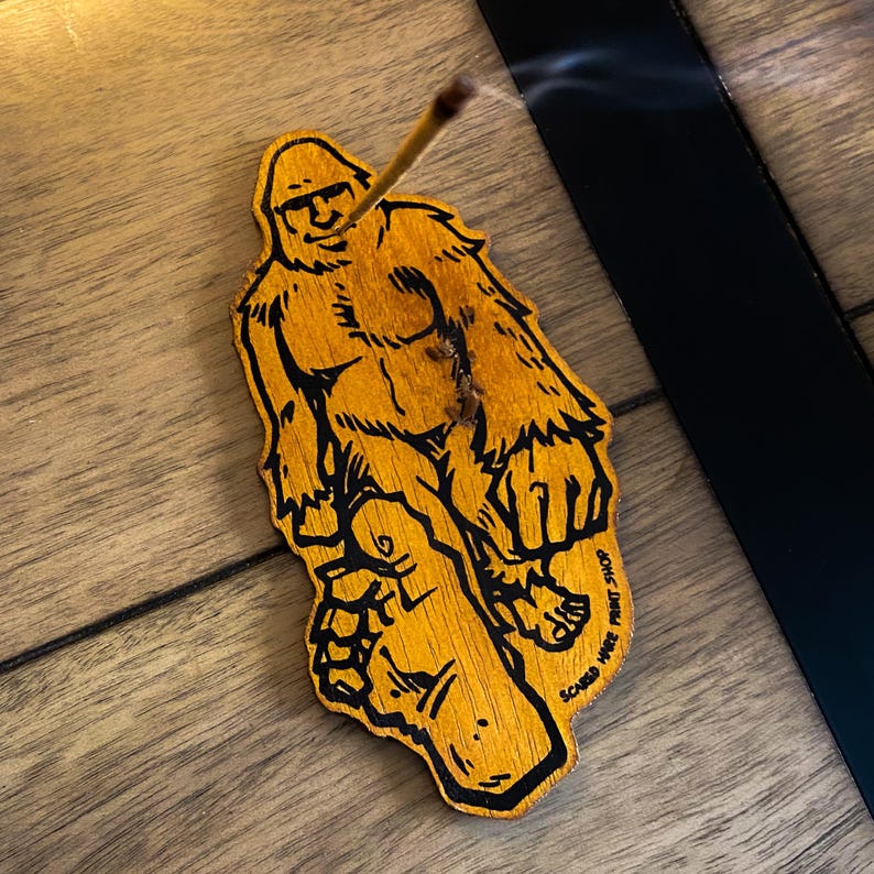 Funny Bigfoot Incense Holder