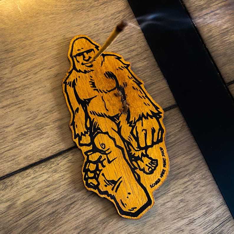 Funny Bigfoot Incense Holder