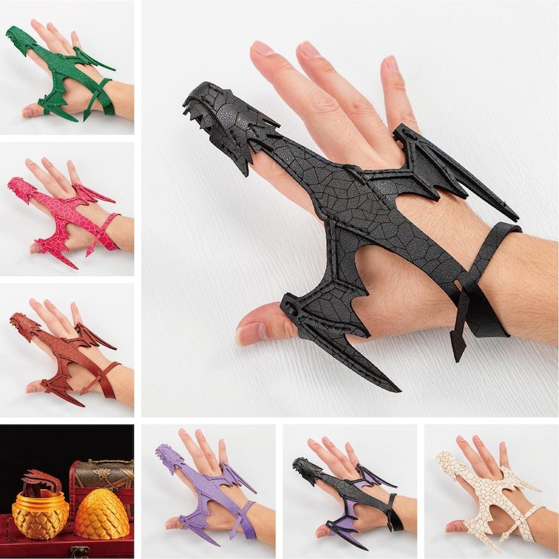 Leather Dragon Wrist