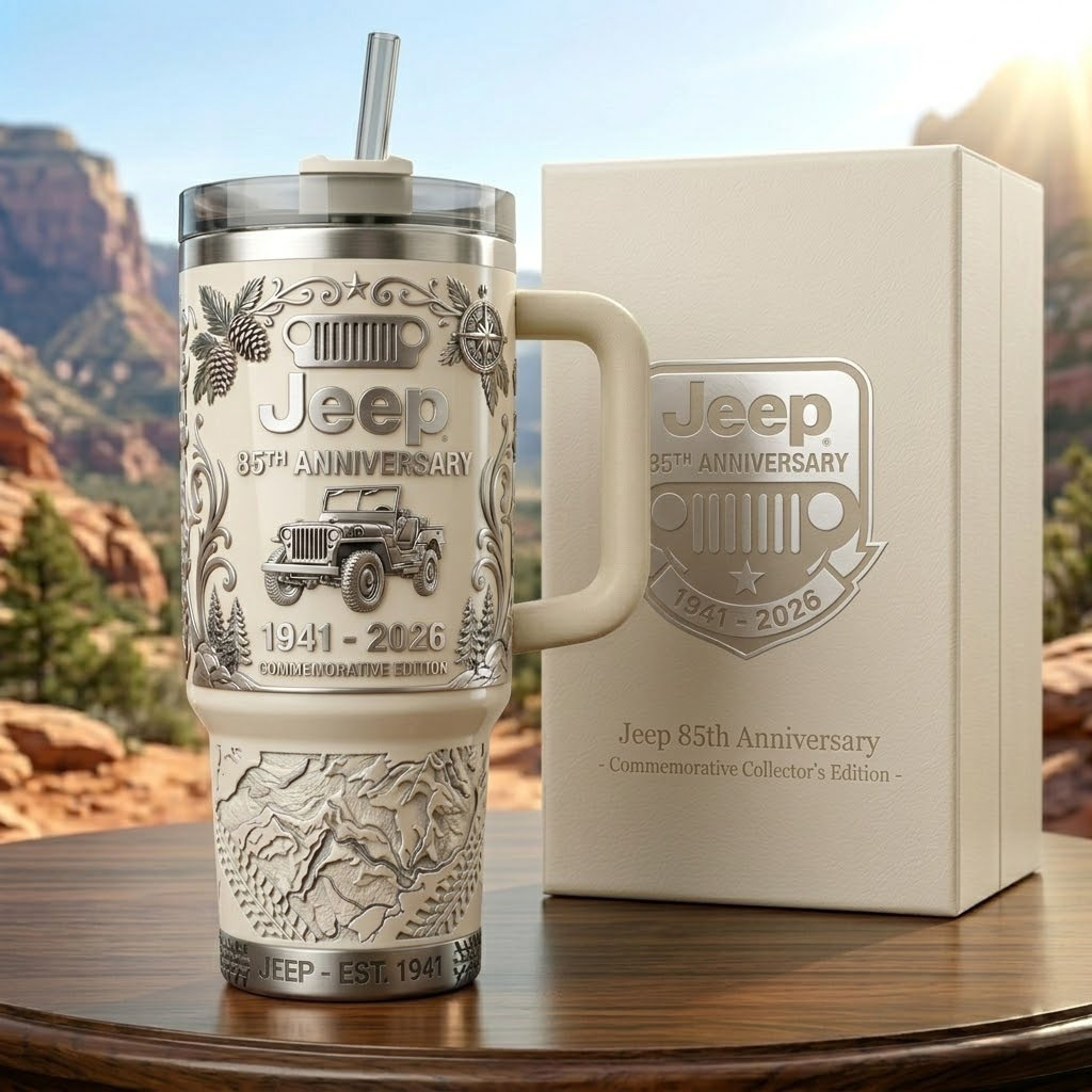 Jeep 85th Anniversary Commemorative Tumbler