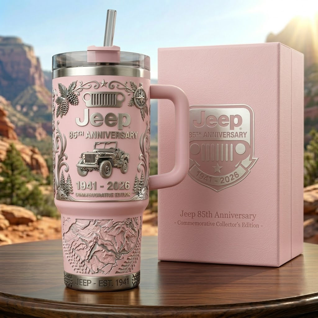Jeep 85th Anniversary Commemorative Tumbler