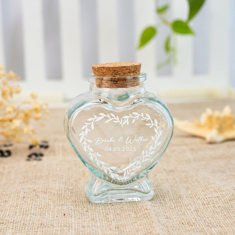 Personalized Honeymoon Keepsake Sand Jar