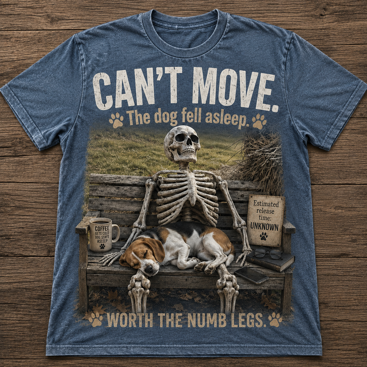 Can’t Move Dog Graphic T-Shirt🐶