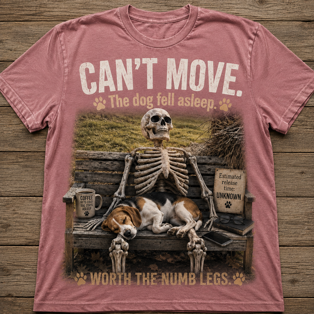 Can’t Move Dog Graphic T-Shirt🐶