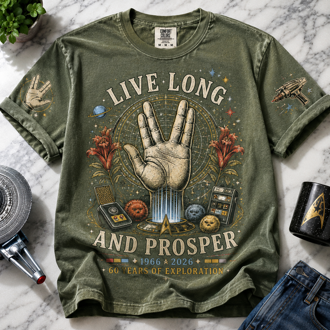 🖖Live Long With You 60 Years Tee
