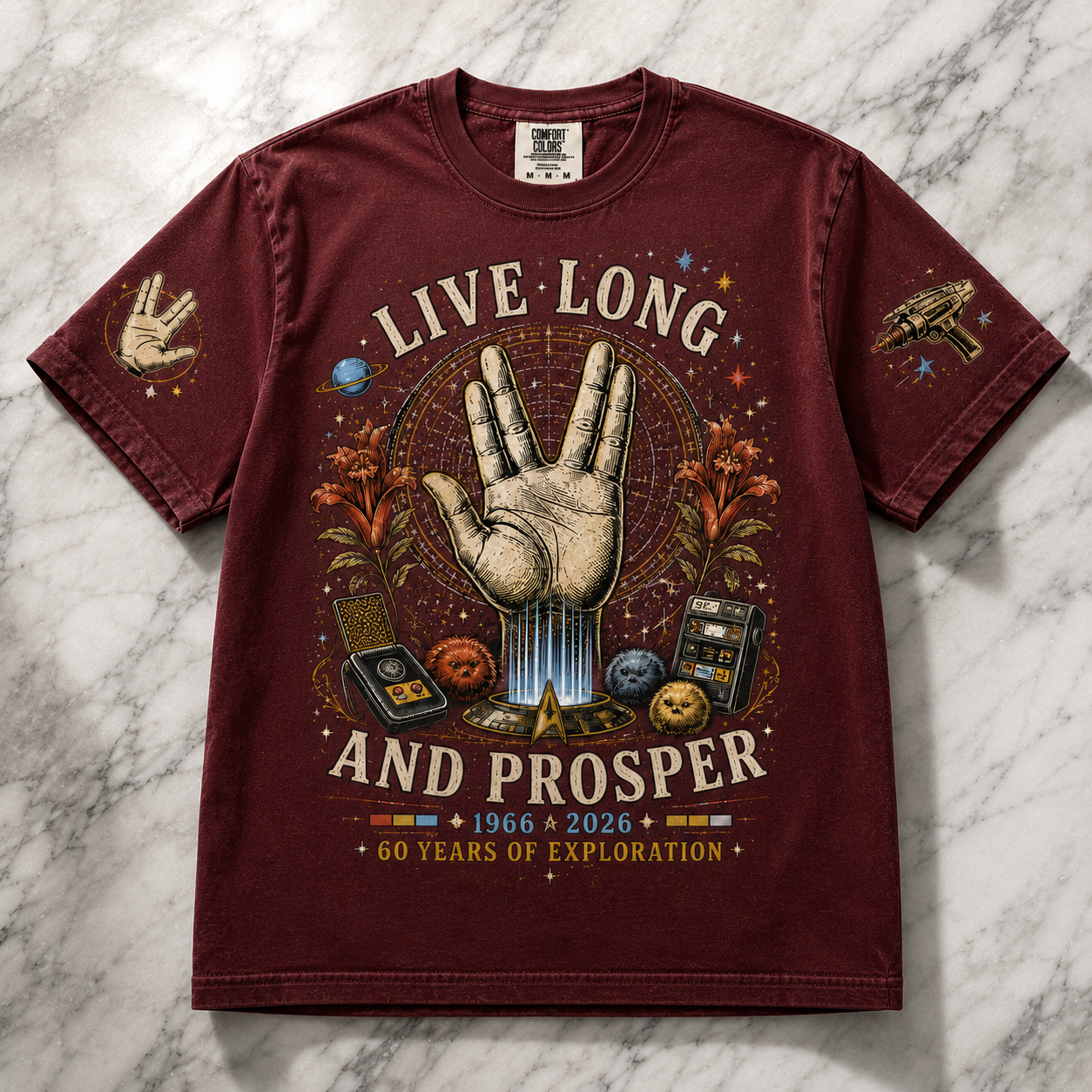 🖖Live Long With You 60 Years Tee