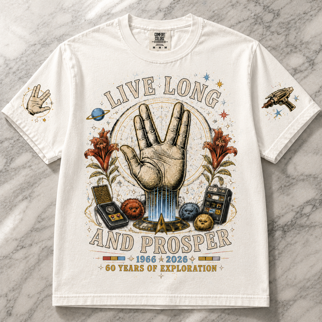 🖖Live Long With You 60 Years Tee