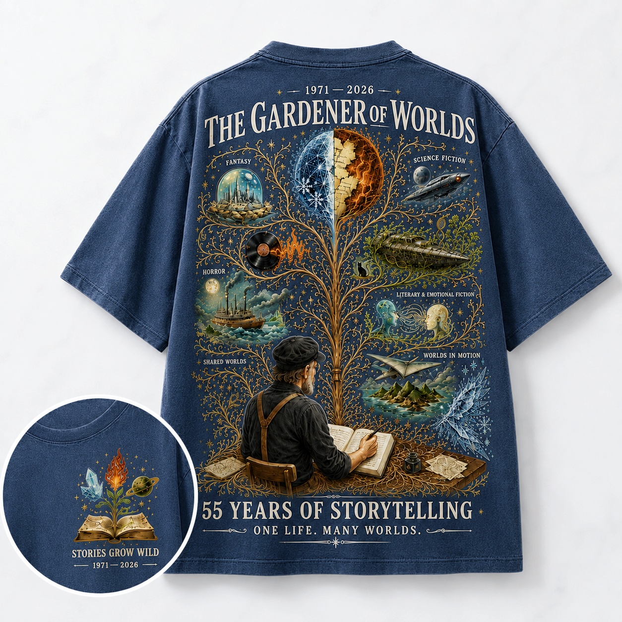 55 Years of Storytelling Graphic T-Shirt