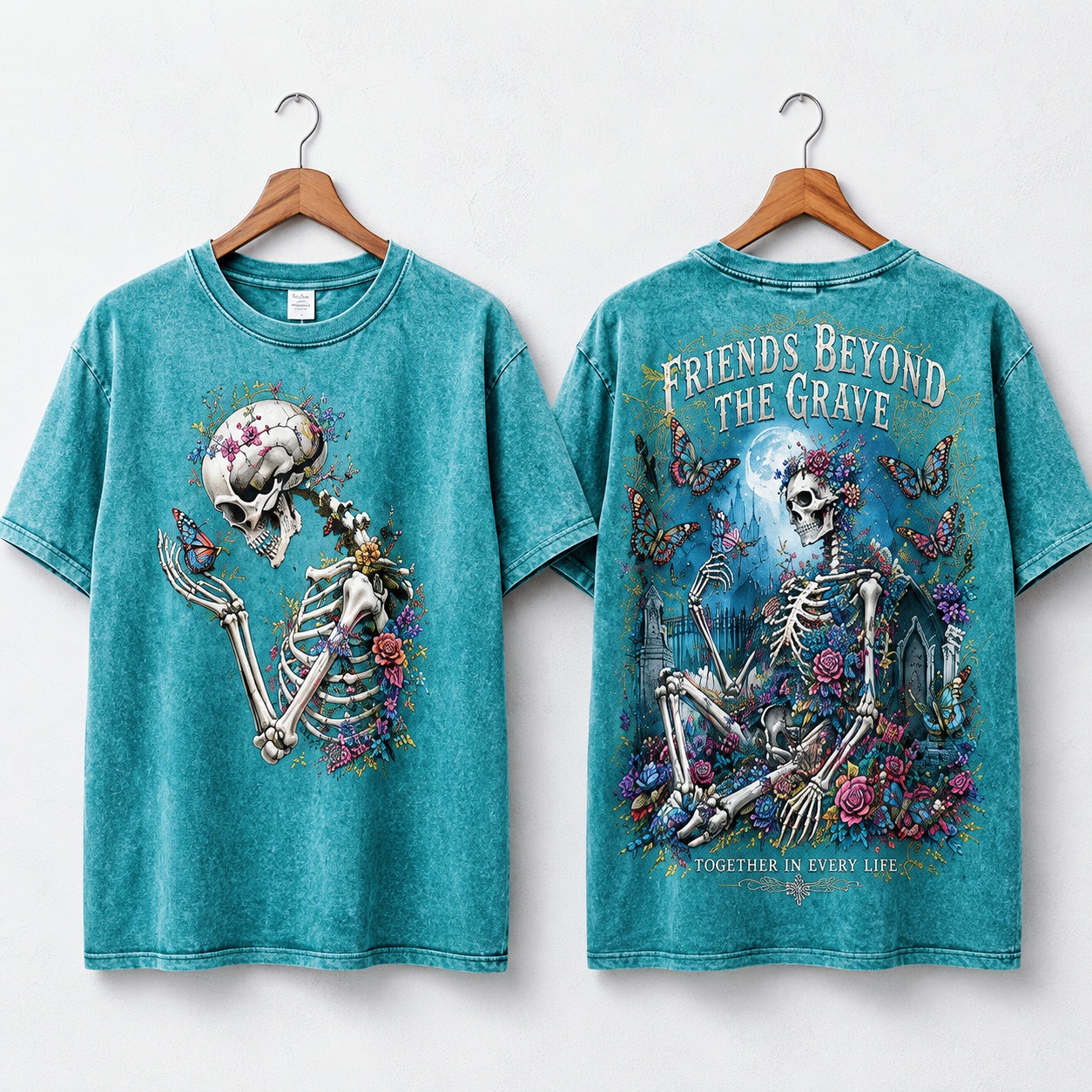 Friends Beyond The Grave Gothic Bestie Tee