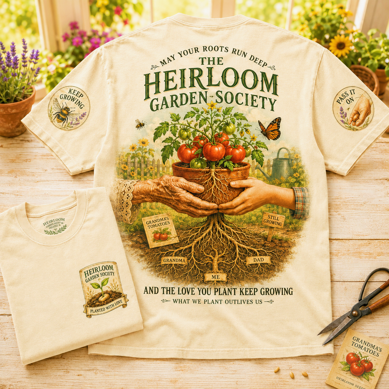 Some Heirlooms Grow in the Garden T-Shirt