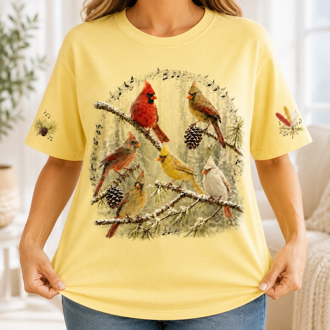 The Great Cardinal Family Tee