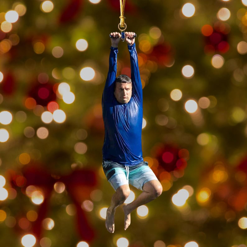 Funny Tim Robinson Zipline Ornament